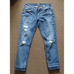 Silver Skinny Jeans size 28 x 27, excellent condition